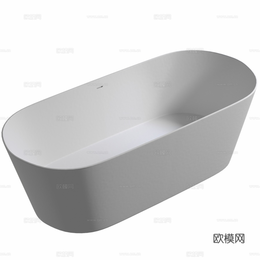 人造石浴缸 ABBER Stein AS96223d模型下载