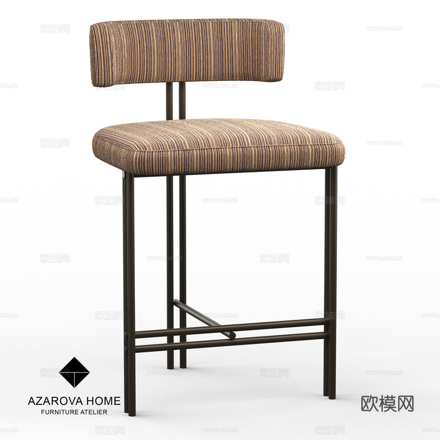 OM椅子 Azarova Home吧台Ray3d模型下载