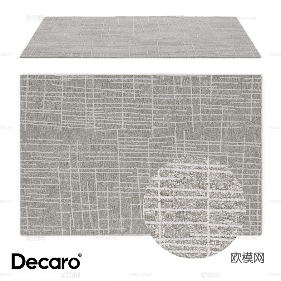 羊毛地毯 Decaro Rugs D1000123d模型下载