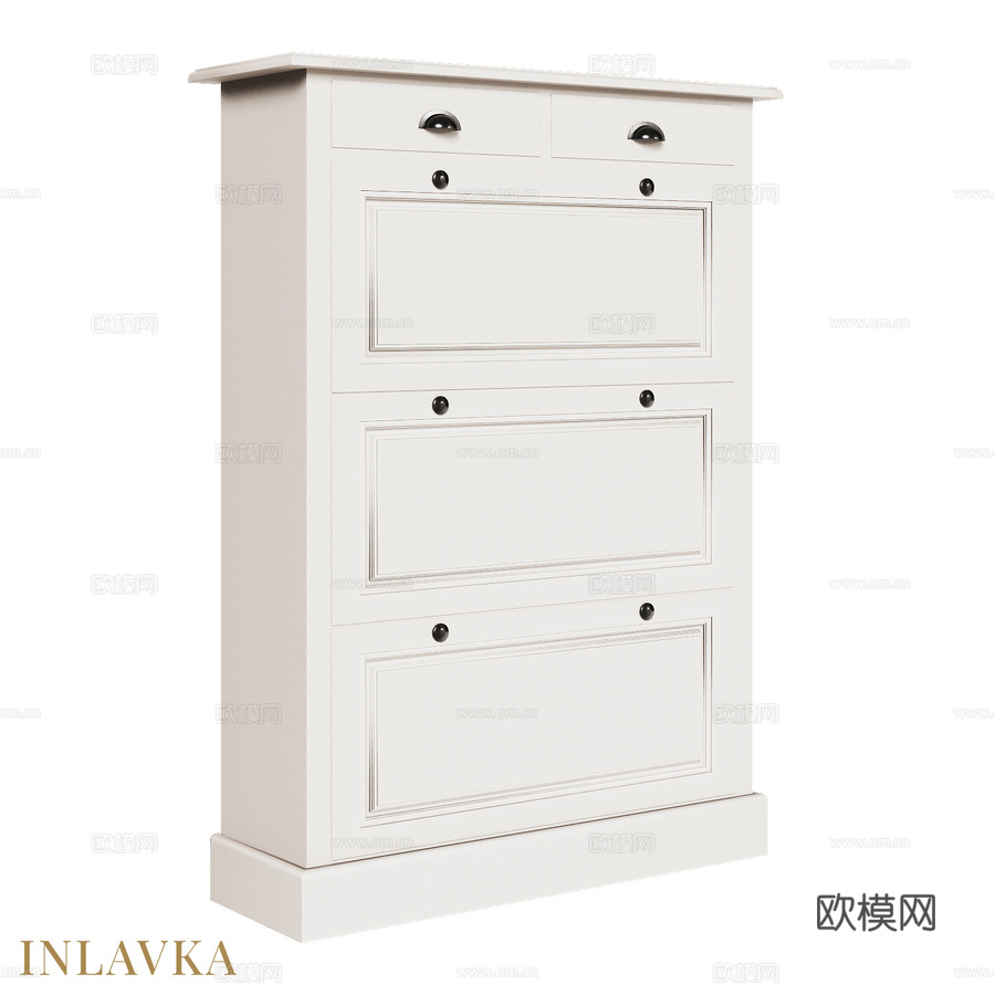 OM 经典风格鞋架3d模型下载