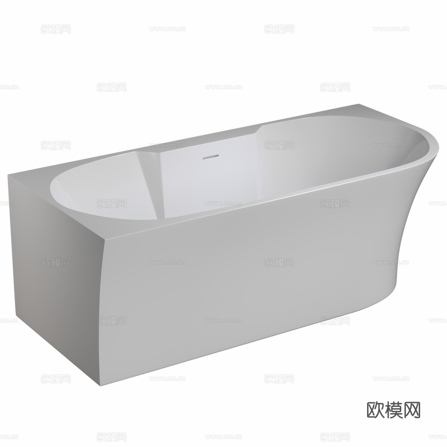 亚克力浴缸 ABBER AB93353d模型下载