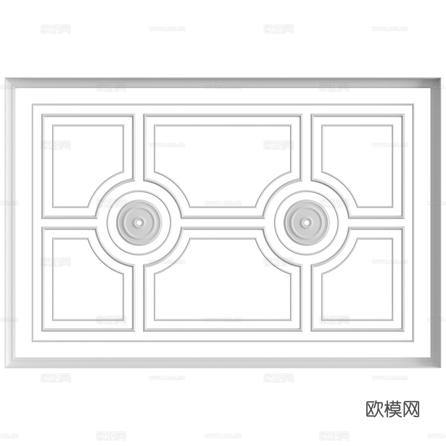 天花板组合第68号3d模型下载