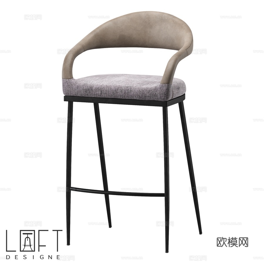 吧凳 LoftDesigne 30530 型号3d模型下载