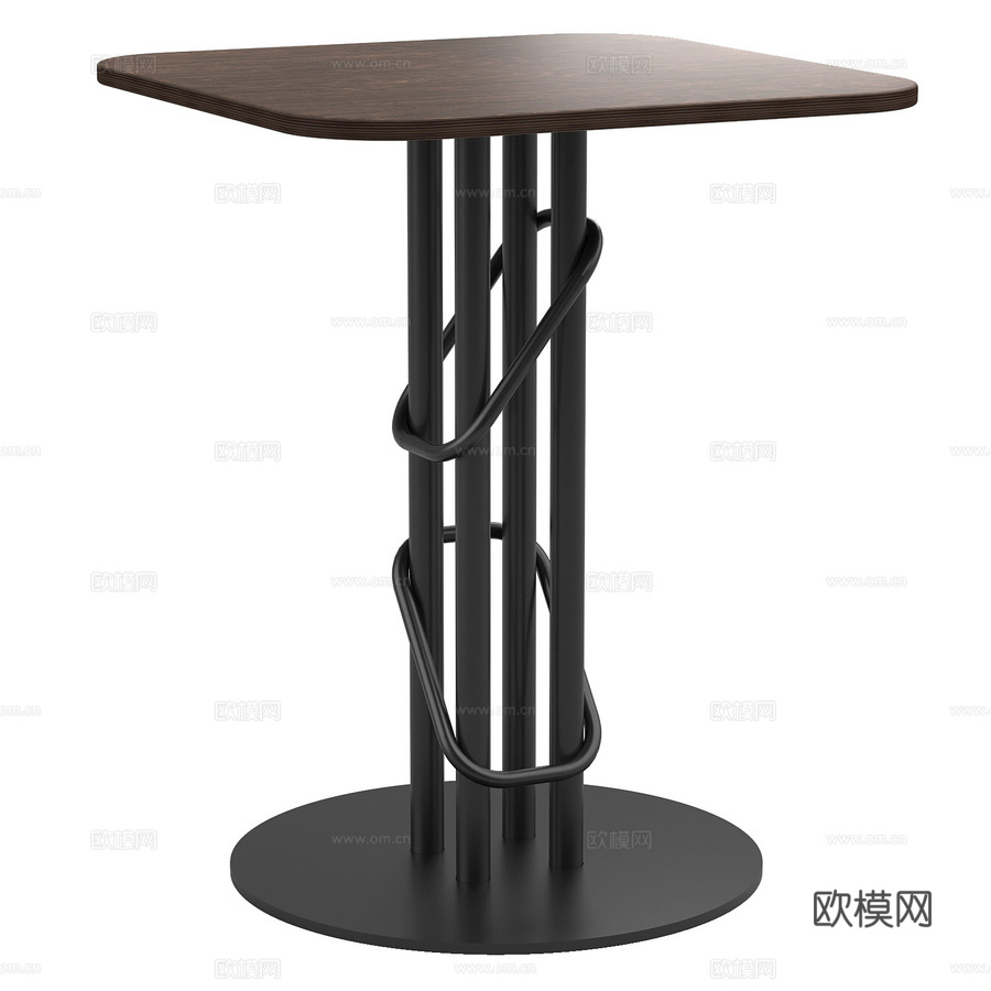 OM Table 吧台阁楼款 PS006.23d模型下载