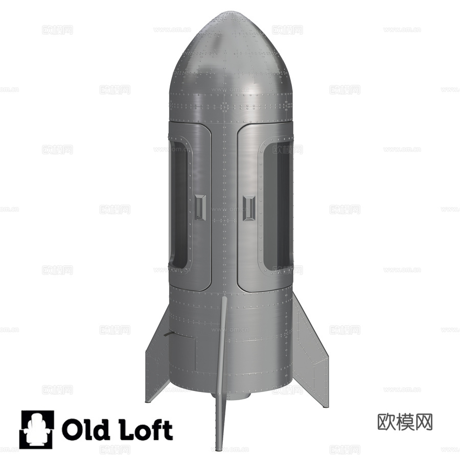 OM 酒柜 Booster 铝制底座3d模型下载