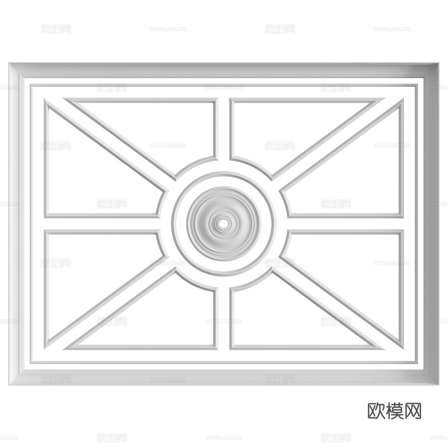 天花板组合第54号3d模型
