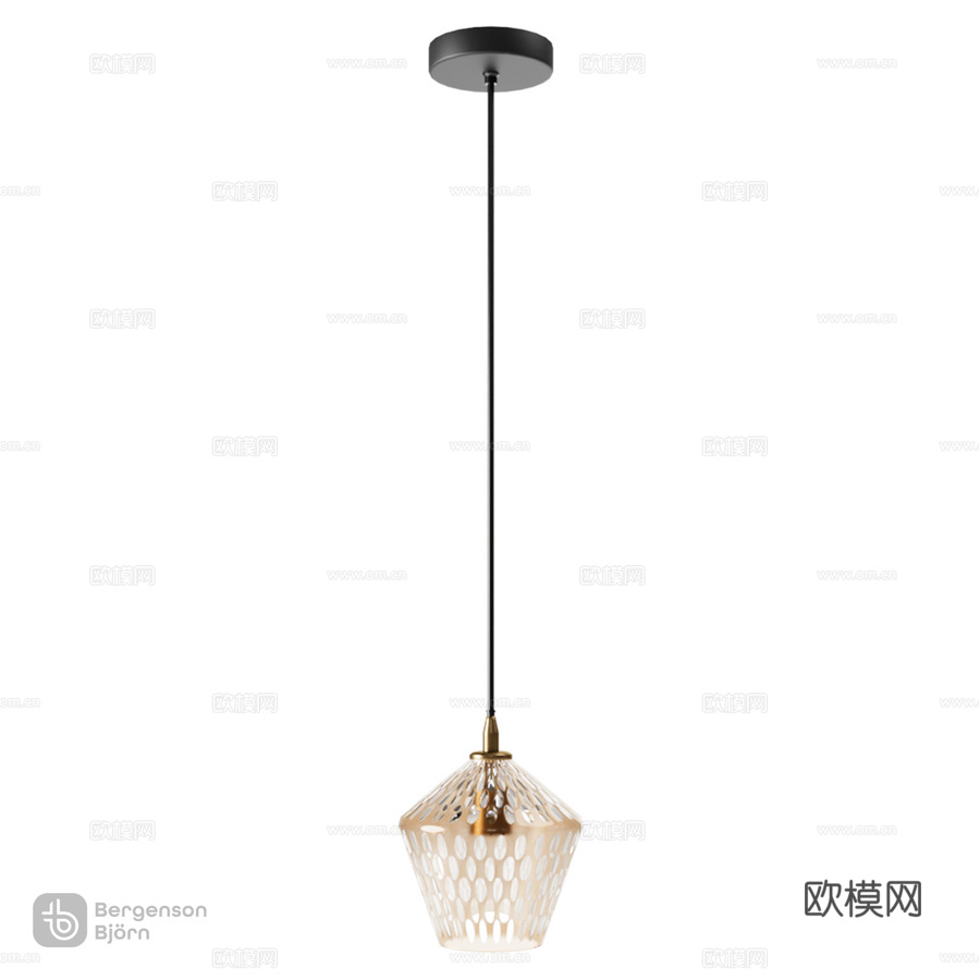 OM吊灯 神秘光晕，Bergenson Bjorn3d模型下载