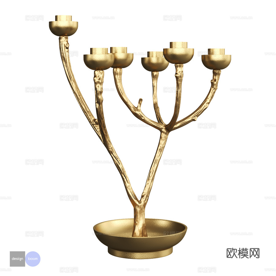 OM_格雷纳烛台，设计boom3d模型下载