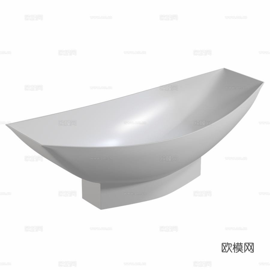 人造石浴缸 ABBER Stein AS96103d模型下载