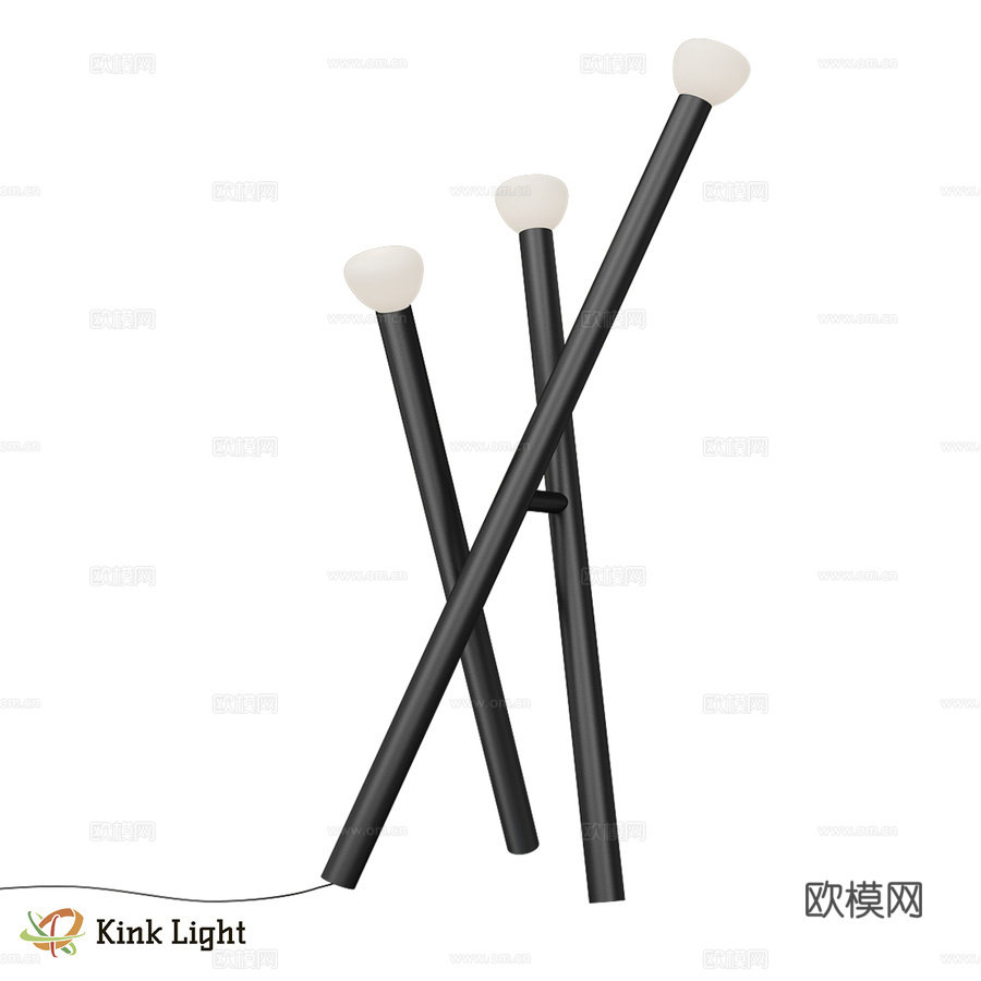 落地灯 Rivoli black 07722-F,19 om3d模型下载