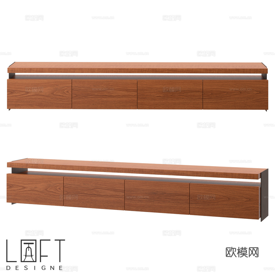 LoftDesigne 81410型号控制台3d模型下载