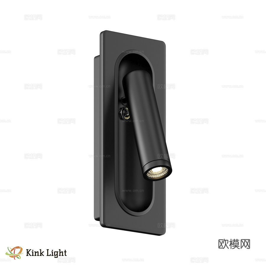 嵌入式壁灯 Rizi 黑色 08071M,19 OM3d模型下载
