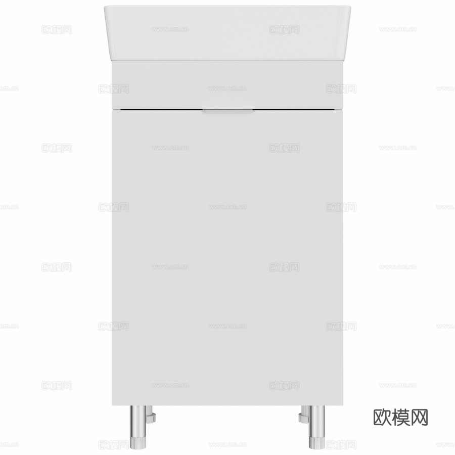 OM 带水槽柜 DIWO Anapa 50 落地式3d模型下载