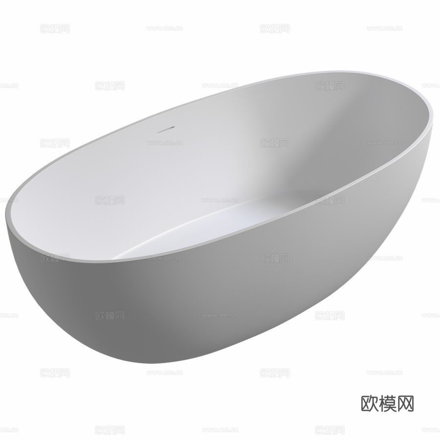 人造石浴缸 ABBER Stein AS96203d模型下载