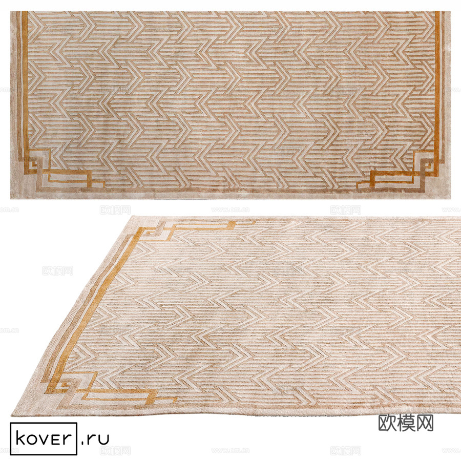 地毯“棱镜” VISION-04-COLOR-1 生活艺术3d模型下载