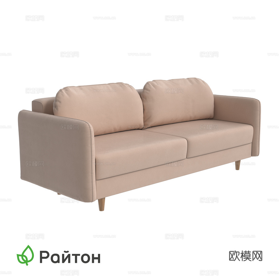 沙发床 Som3d模型下载