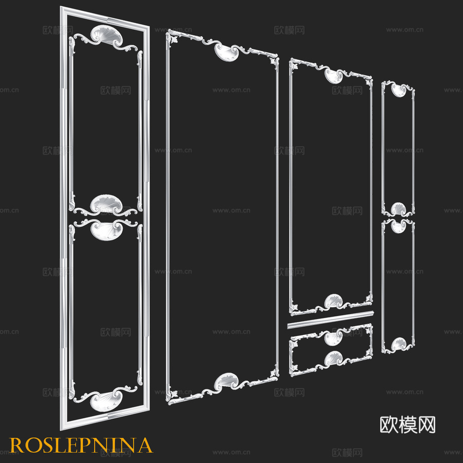 RosLepnina NEVADA系列4-5-6-7号框架3d模型下载