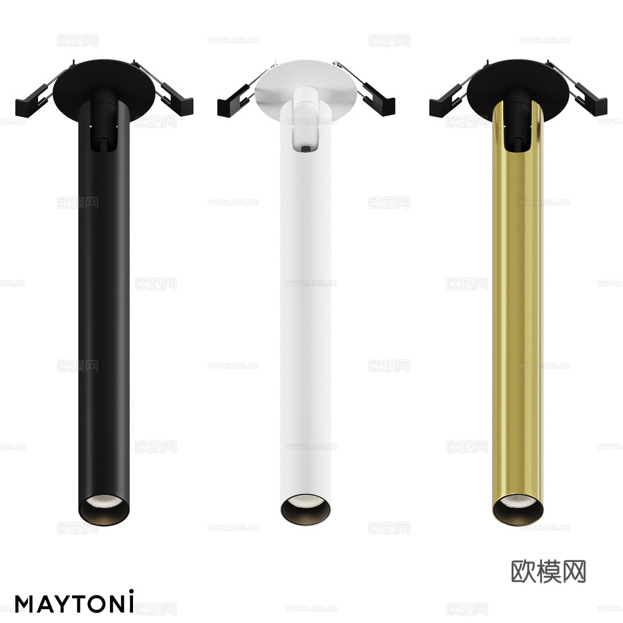 Focus T 嵌入式灯具3d模型下载