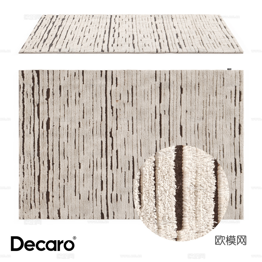 羊毛地毯 Decaro Rugs D1200043d模型下载