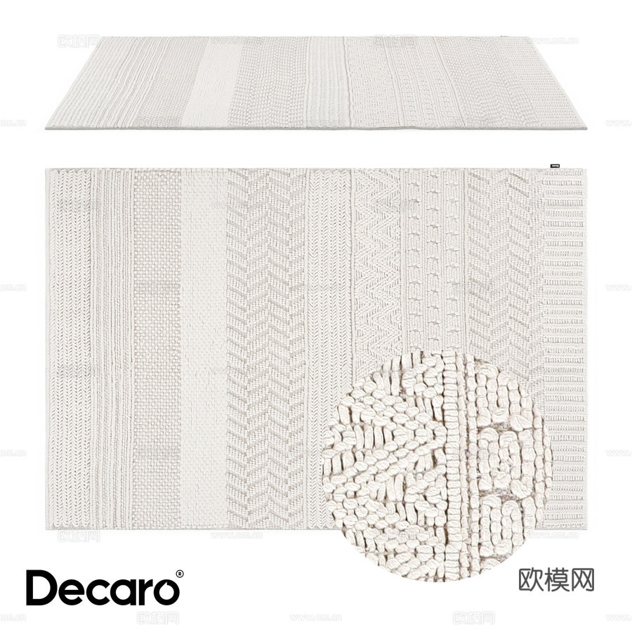 羊毛地毯 Decaro Rugs D1100163d模型下载