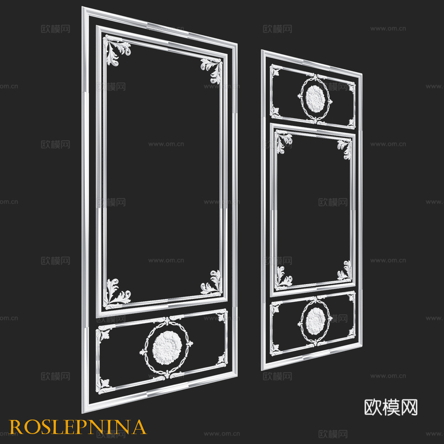 RosLepnina品牌CORONA系列4-5号框架3d模型下载