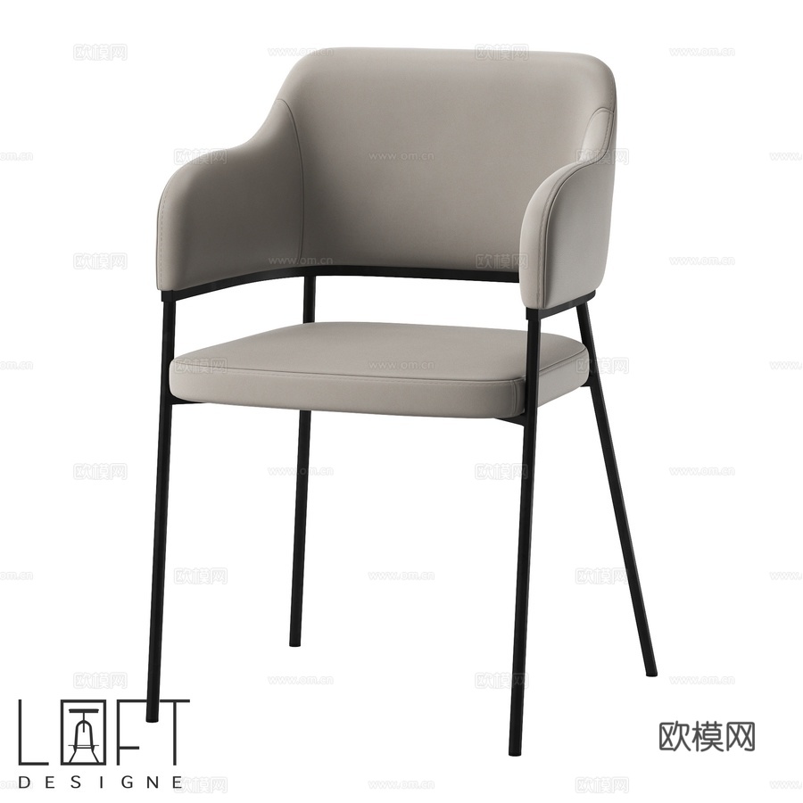 LoftDesigne 30539型号椅子3d模型下载