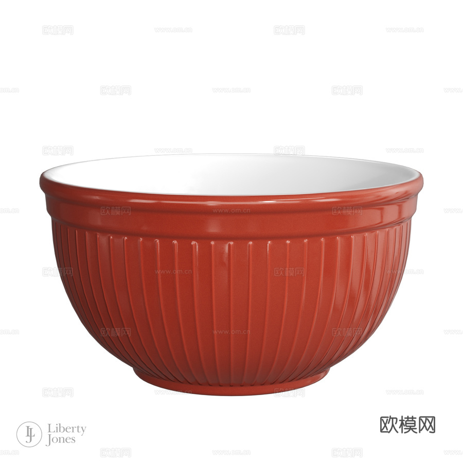 OM_碗 柔波纹，3.9升 Liberty Jones款3d模型下载