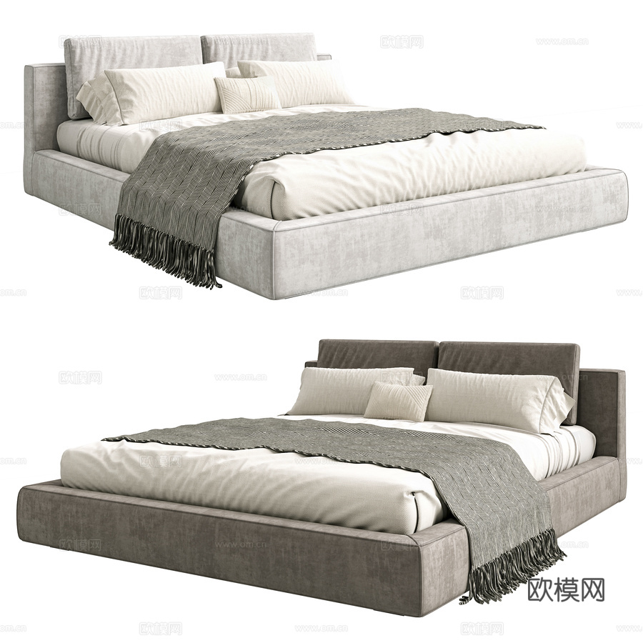 OM Bed Fresno3d模型下载
