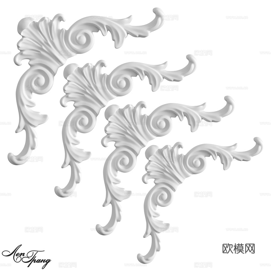 转角系列 105-108 LepGrand3d模型下载