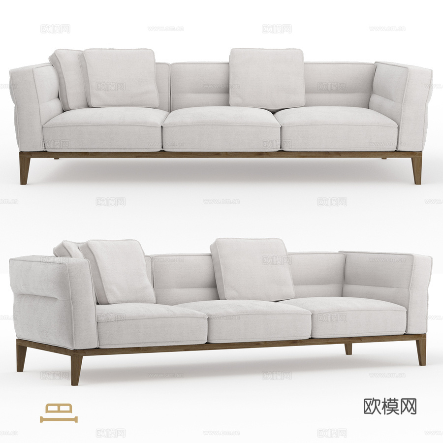 OM沙发希望款3d模型下载
