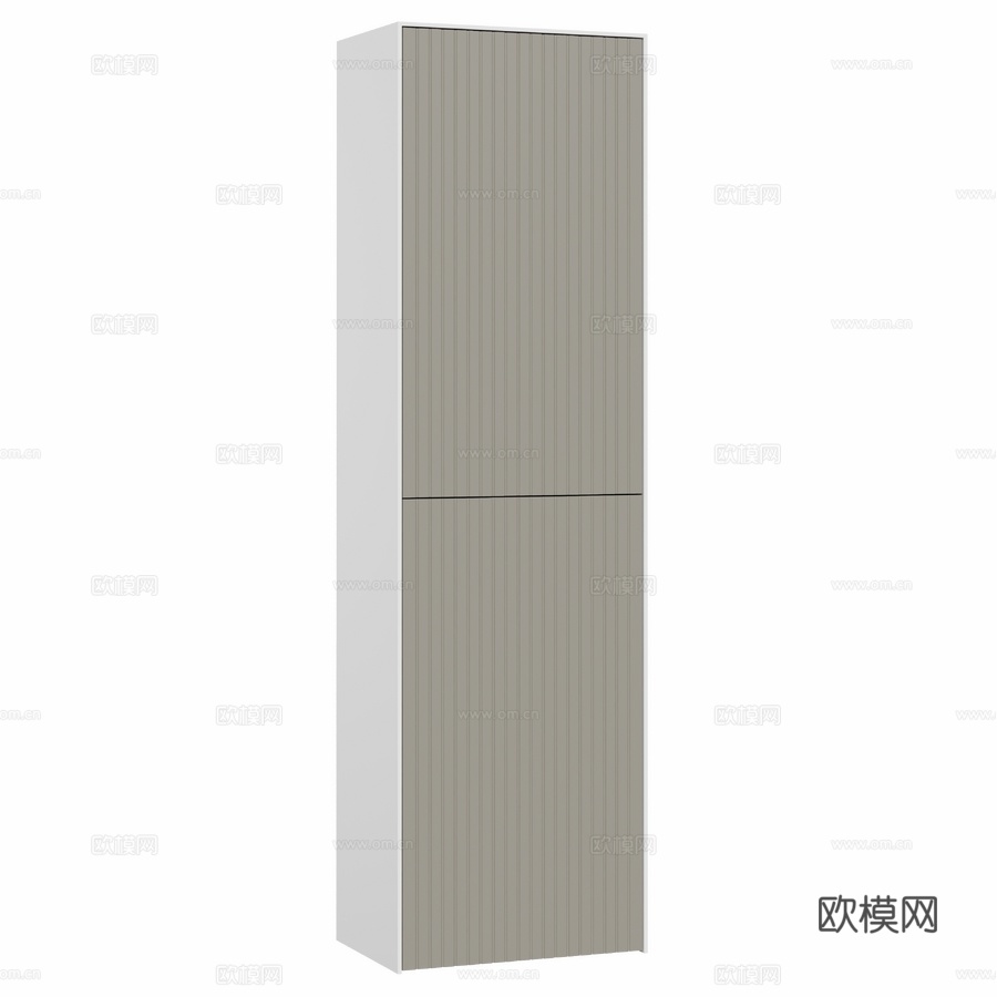 OM 柜体 STWORKI 荷兰 40，米灰3d模型下载