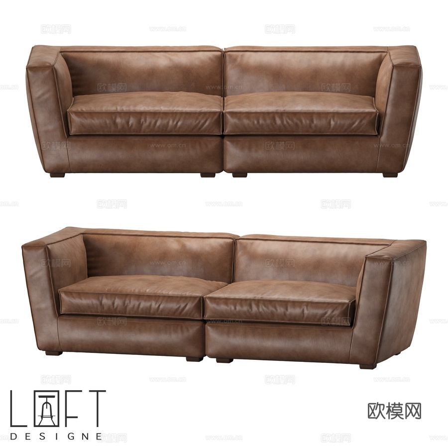 沙发 LoftDesigne 2587 型号3d模型下载