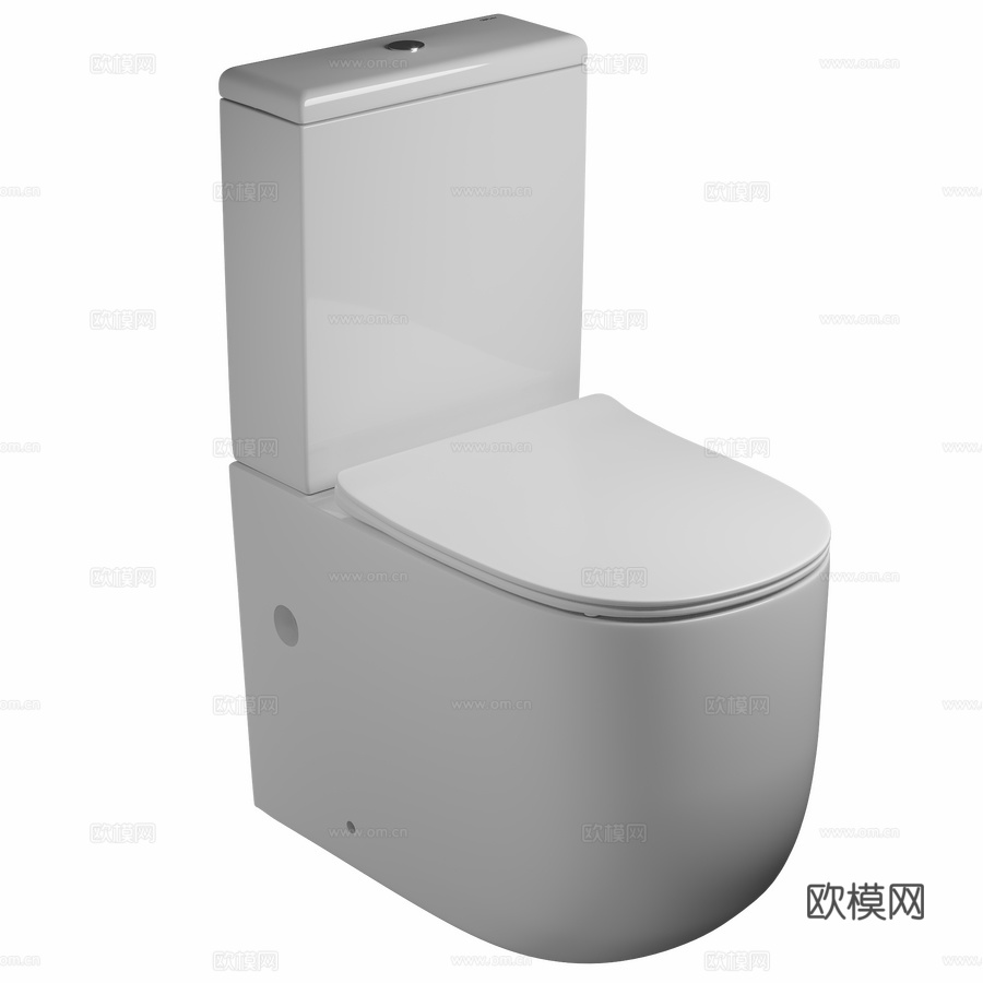 ABBER Bequem AC1110 紧凑型马桶3d模型3d模型下载