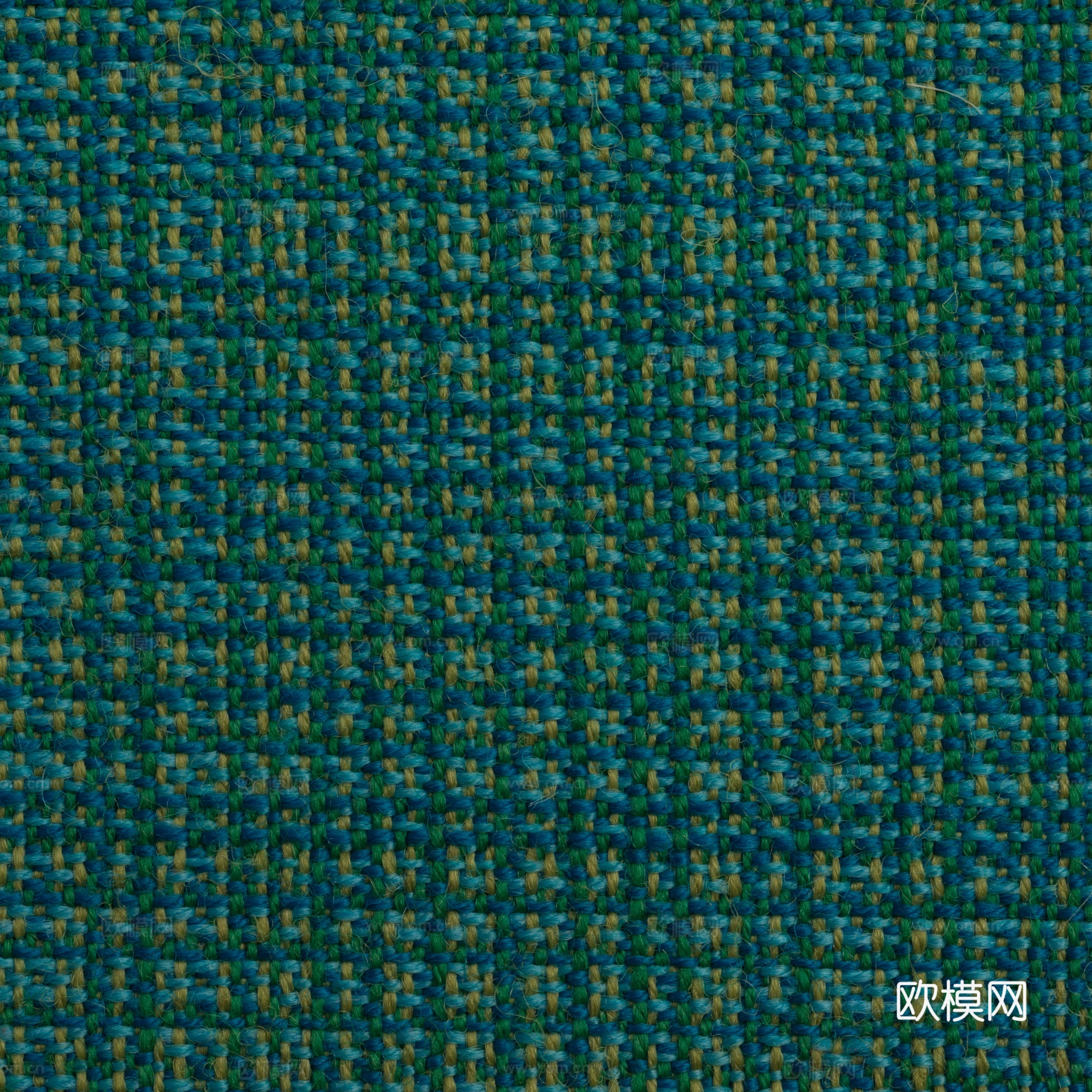 现代绿色针织布料 地毯 沙发 靠枕 抱枕布纹