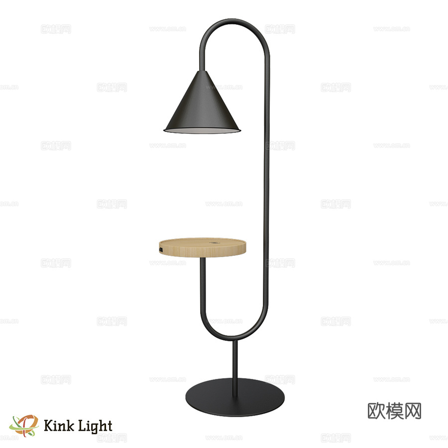 迪翁黑色落地灯 07053-F,19 OM3d模型下载