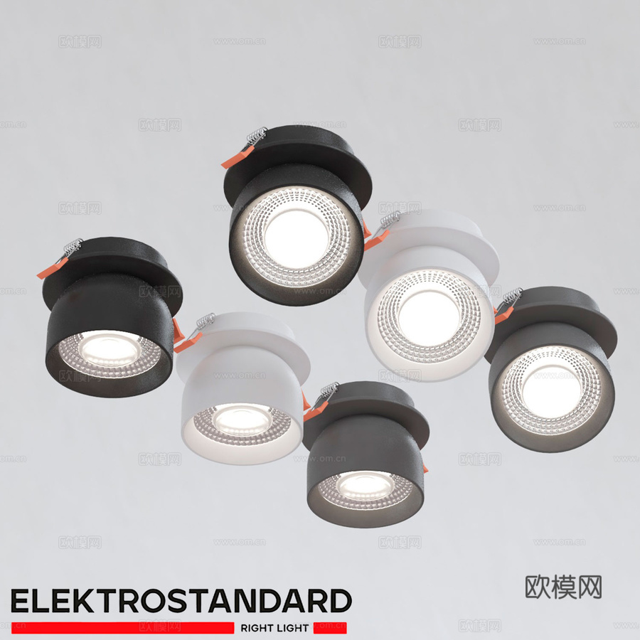 Elektrostandard Uno 25092 LED嵌3d模型下载