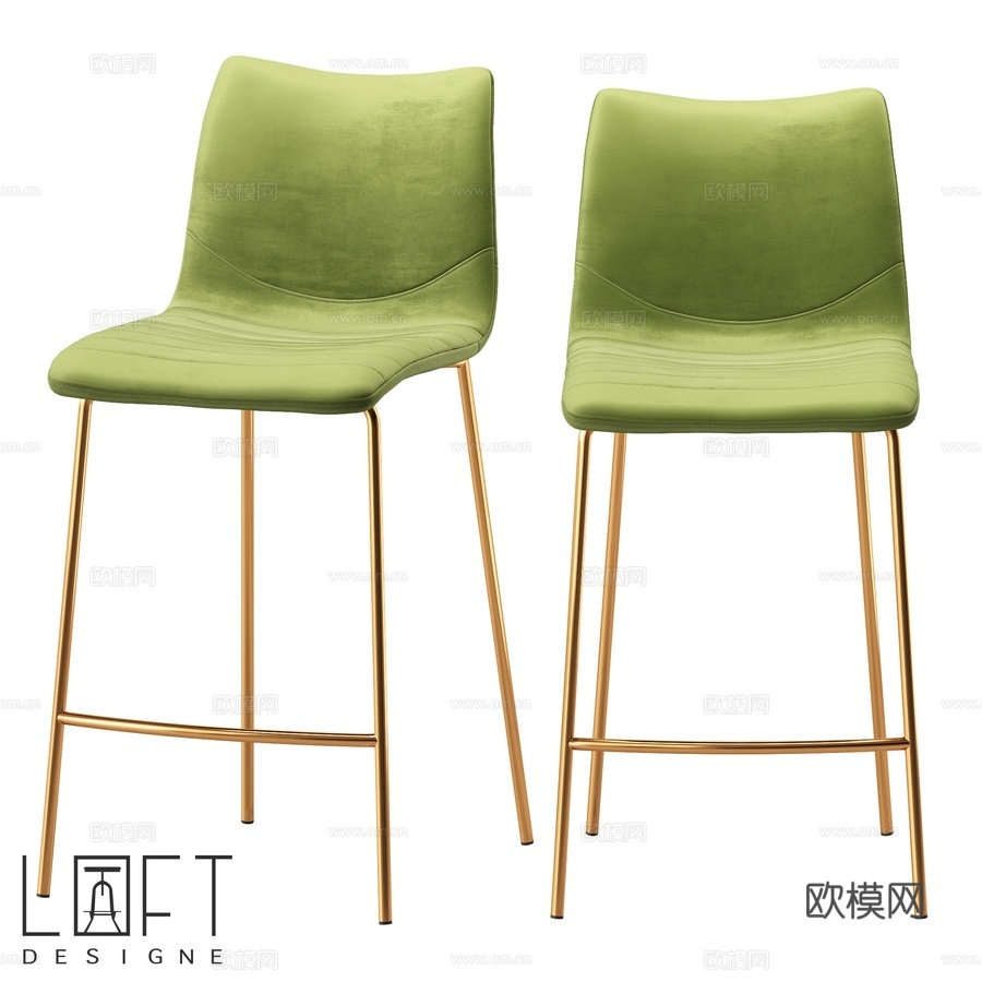 吧凳 LoftDesigne 30528 型号3d模型下载