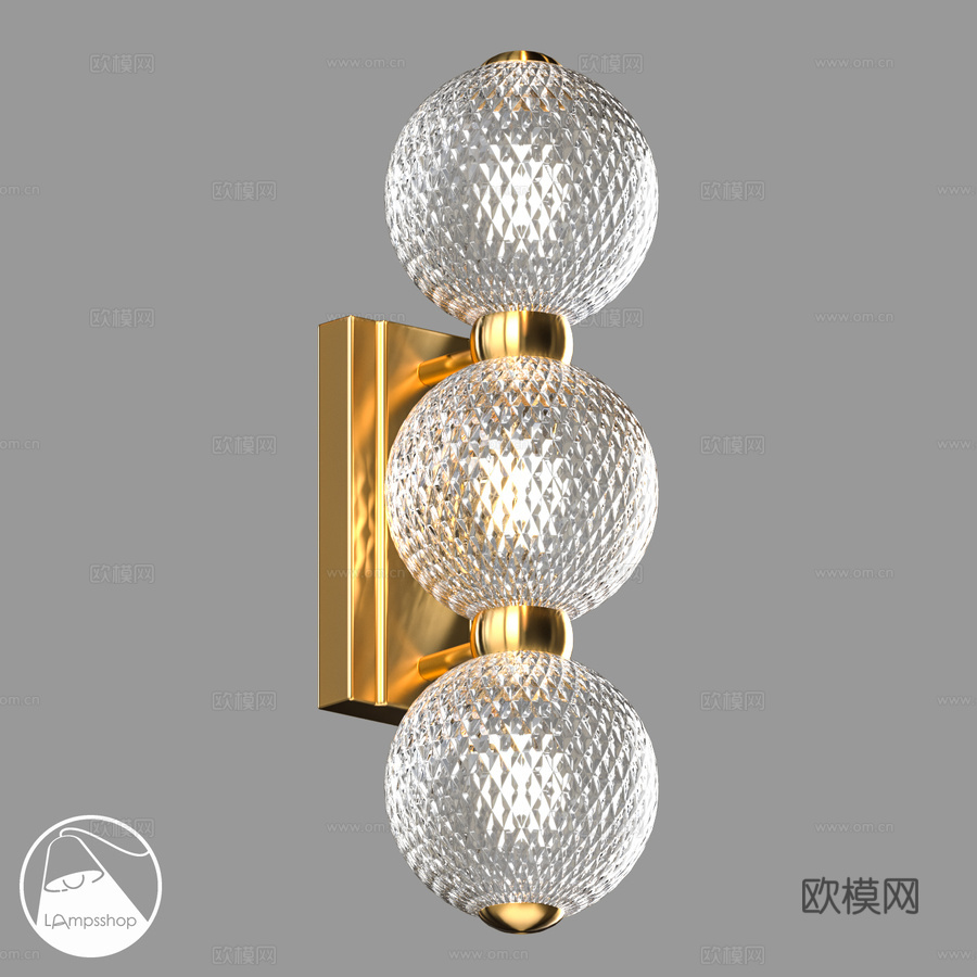 LampsShop.ru B4311 壁灯 Chain3d模型下载
