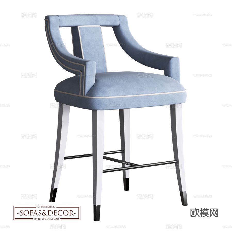 沙发与装饰椅 SD-6423d模型3d模型下载