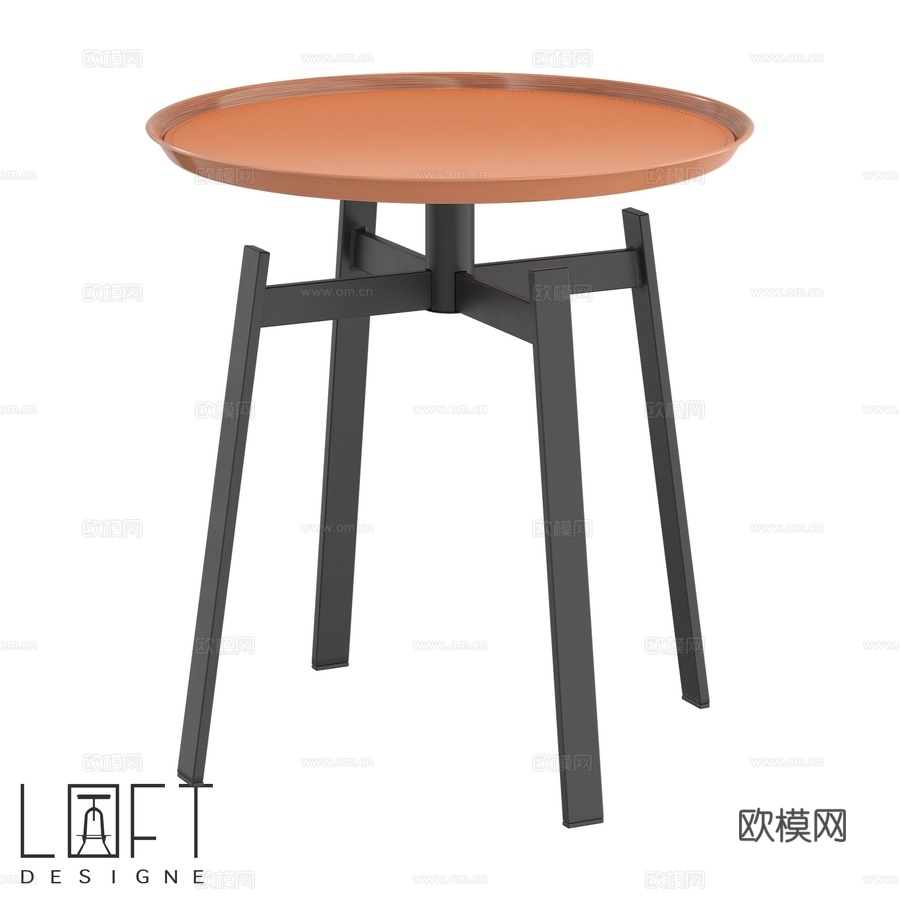 LoftDesigne 60875款咖啡桌3d模型下载