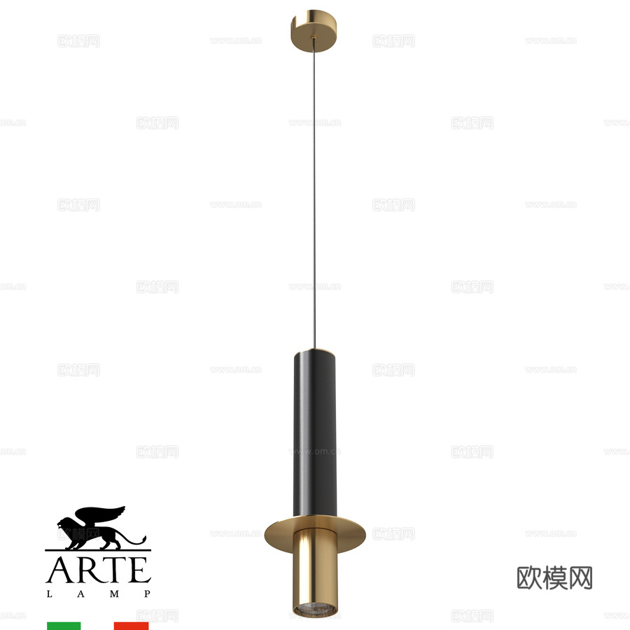 ARTE 灯具 OM A2034SP-1BK3d模型下载