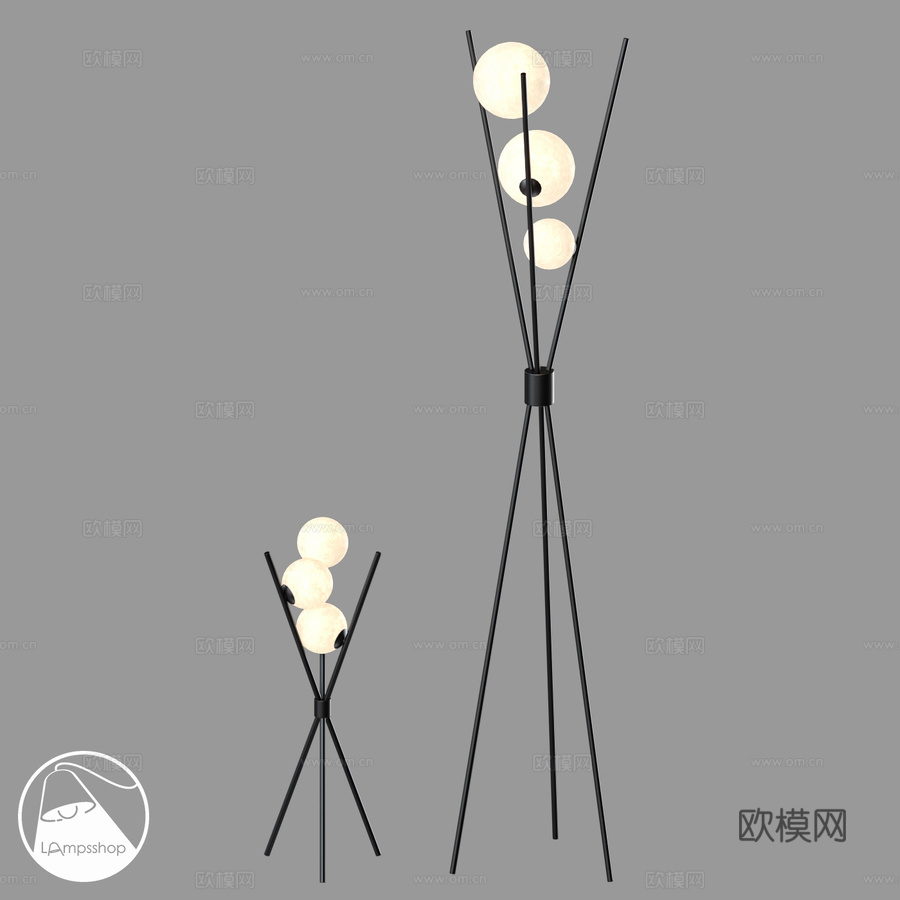 LampsShop.ruNL5194T6151桑克落地灯3d模型下载