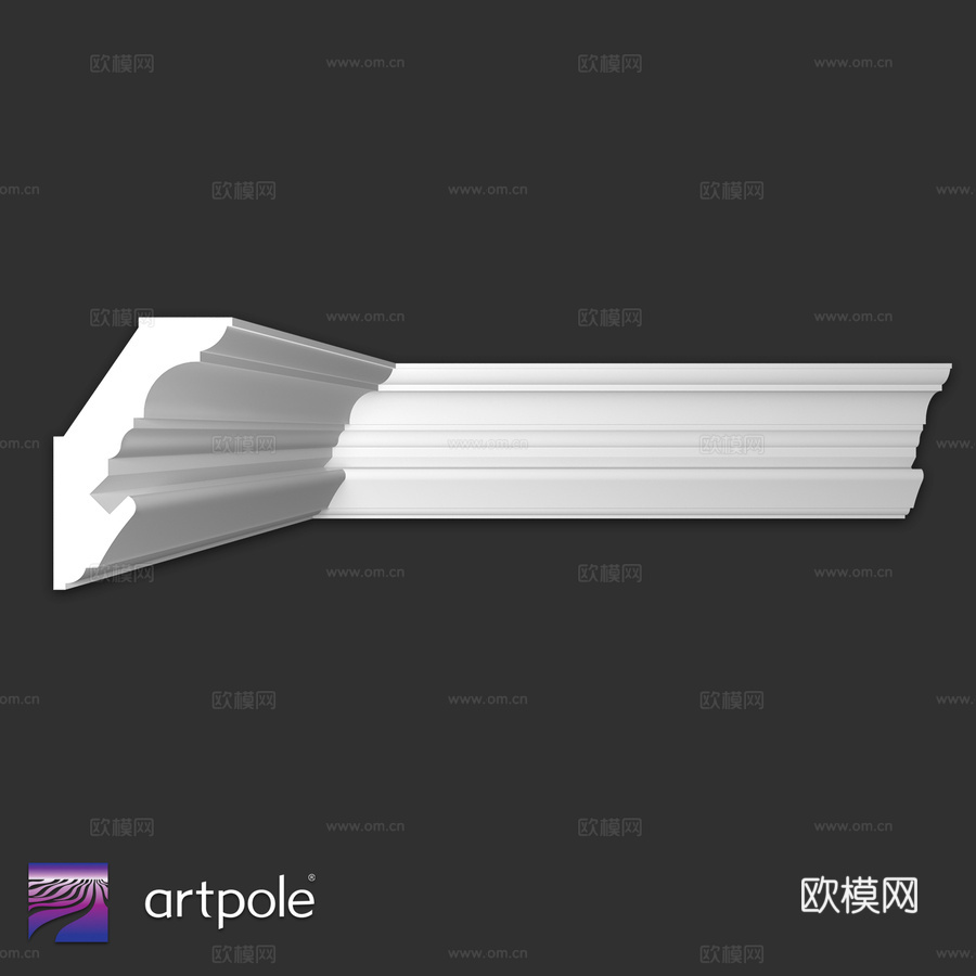 轻质檐口灯带 SKTL1673d模型下载