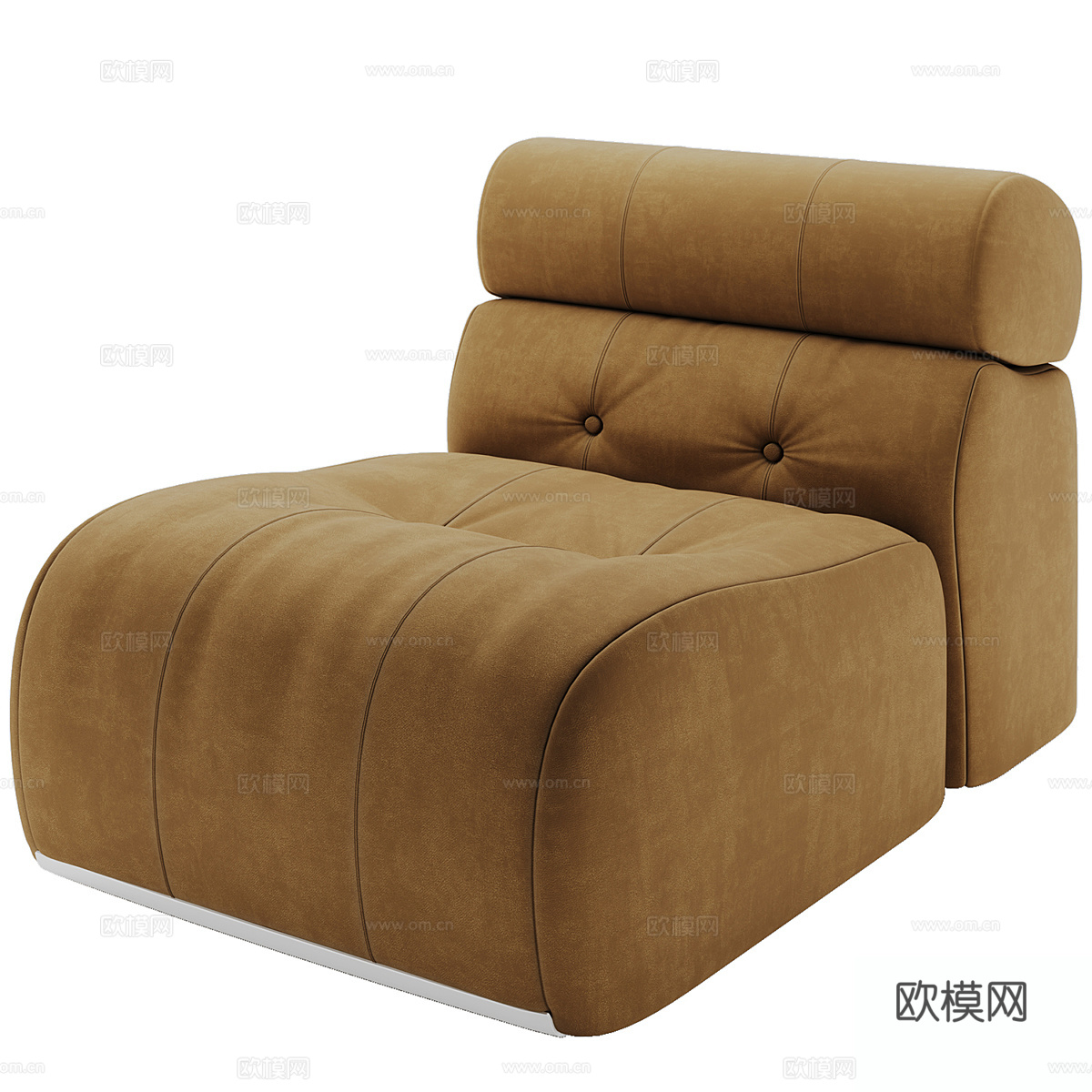 现代单人沙发su模型