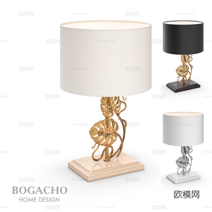 Monstera Deliciosa台灯3d模型下载