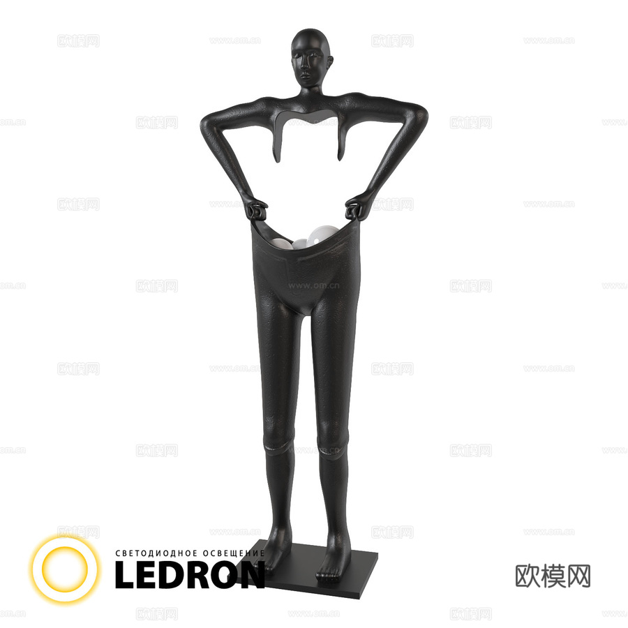 幸福满溢长裤3d模型下载