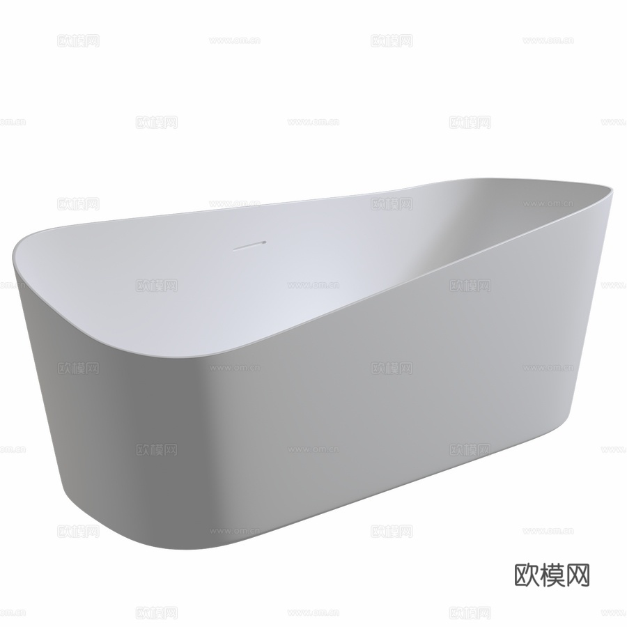 人造石浴缸 ABBER Stein AS96093d模型下载