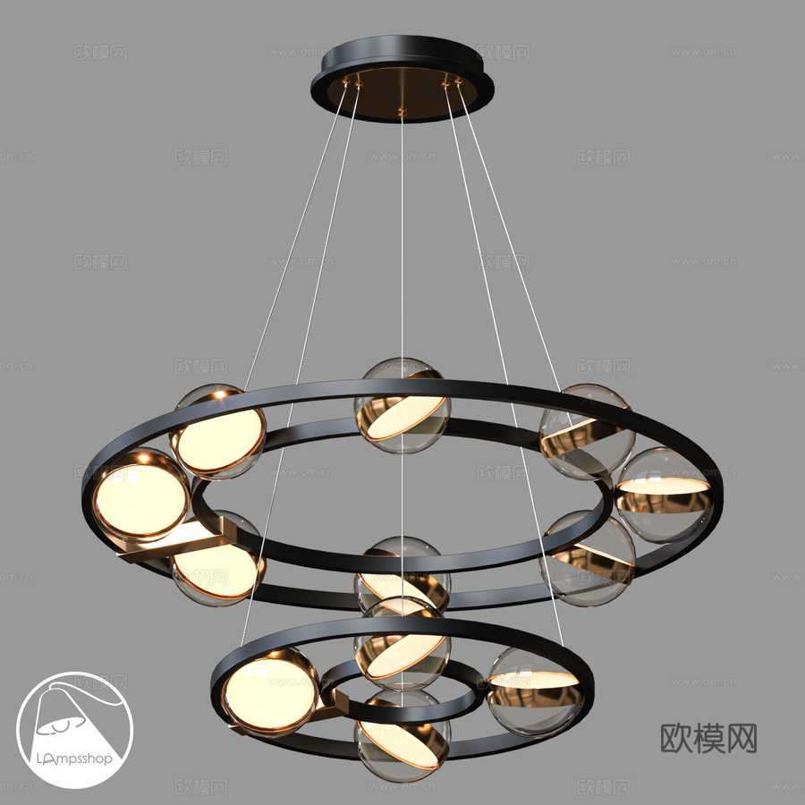 LampsShop.ru L1910 烛台 Bulooble3d模型下载