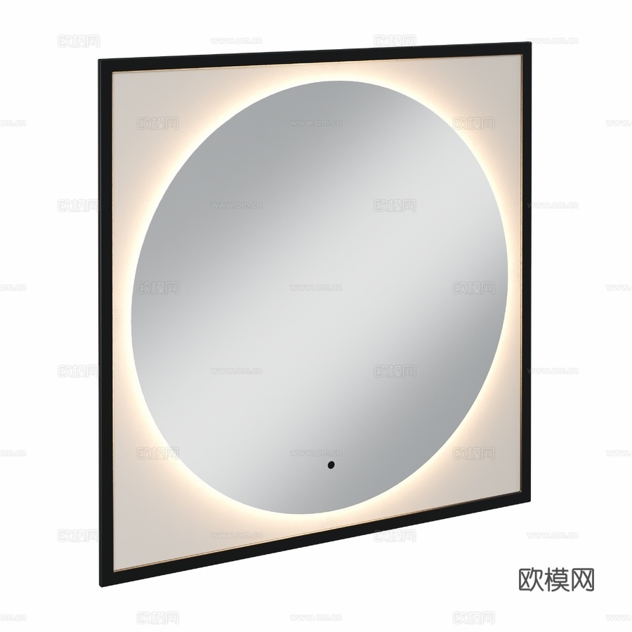 OM镜面STWORKI Drammen 80圆形带背光款3d模型下载