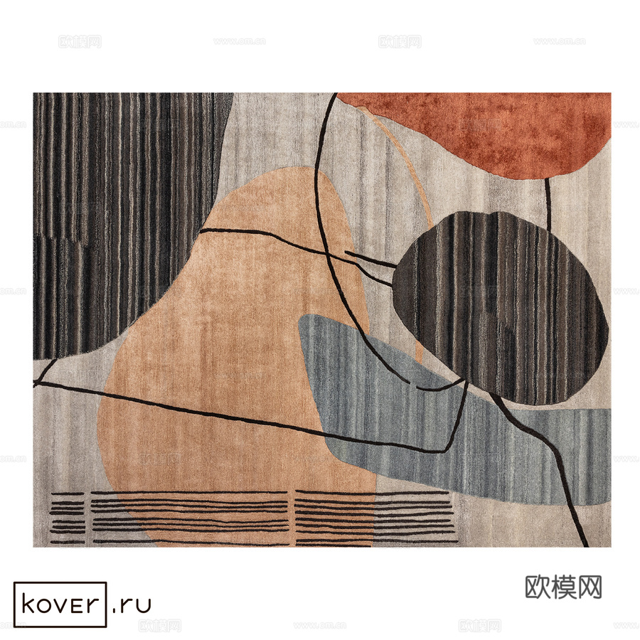 地毯“ARTWALK” Kover.ru Art de Vi3d模型下载